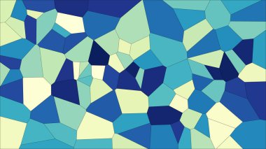 Vitray renkli voronoi, vektör eps soyut. Düzensiz hücre arka plan deseni. 2D geometrik şekiller kılavuz - Vetorial 8k Hd