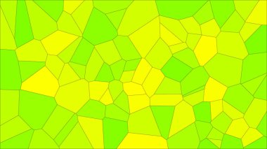 Vitray renkli voronoi, vektör eps soyut. Düzensiz hücre arka plan deseni. 2D geometrik şekiller kılavuz - Vetorial 8k Hd
