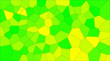 Vitray renkli voronoi, vektör eps soyut. Düzensiz hücre arka plan deseni. 2D geometrik şekiller kılavuz - Vetorial 8k Hd