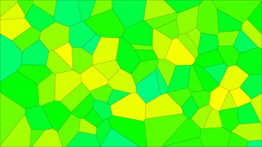 Vitray renkli voronoi, vektör eps soyut. Düzensiz hücre arka plan deseni. 2D geometrik şekiller kılavuz - Vetorial 8k Hd