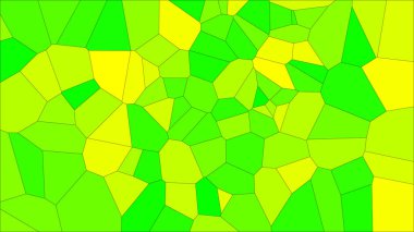 Vitray renkli voronoi, vektör eps soyut. Düzensiz hücre arka plan deseni. 2D geometrik şekiller kılavuz - Vetorial 8k Hd