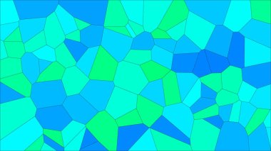 Vitray renkli voronoi, vektör eps soyut. Düzensiz hücre arka plan deseni. 2D geometrik şekiller kılavuz - Vetorial 8k Hd