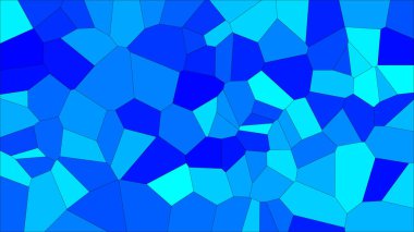 Vitray renkli voronoi, vektör eps soyut. Düzensiz hücre arka plan deseni. 2D geometrik şekiller kılavuz - Vetorial 8k Hd