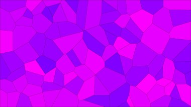 Vitray renkli voronoi, vektör eps soyut. Düzensiz hücre arka plan deseni. 2D geometrik şekiller kılavuz - Vetorial 8k Hd