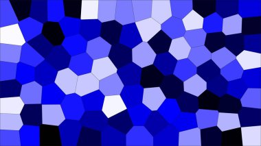 Vitray renkli voronoi, vektör eps soyut. Düzensiz hücre arka plan deseni. 2D geometrik şekiller kılavuz - Vetorial 8k Hd