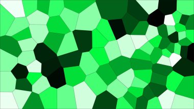 Vitray renkli voronoi, vektör eps soyut. Düzensiz hücre arka plan deseni. 2D geometrik şekiller kılavuz - Vetorial 8k Hd