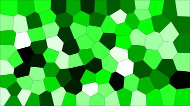 Vitray renkli voronoi, vektör eps soyut. Düzensiz hücre arka plan deseni. 2D geometrik şekiller kılavuz - Vetorial 8k Hd
