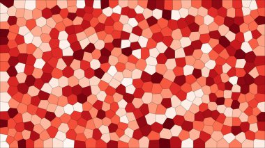 Vitray renkli voronoi, vektör eps soyut. Düzensiz hücre arka plan deseni. 2D geometrik şekiller kılavuz - Vetorial 8k Hd