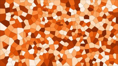 Vitray renkli voronoi, vektör eps soyut. Düzensiz hücre arka plan deseni. 2D geometrik şekiller kılavuz - Vetorial 8k Hd