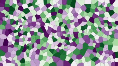 Vitray renkli voronoi, vektör eps soyut. Düzensiz hücre arka plan deseni. 2D geometrik şekiller kılavuz - Vetorial 8k Hd