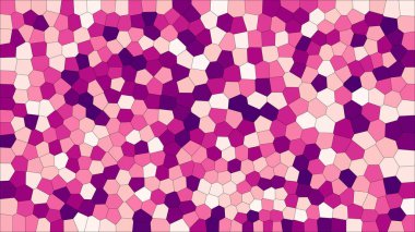 Vitray renkli voronoi, vektör eps soyut. Düzensiz hücre arka plan deseni. 2D geometrik şekiller kılavuz - Vetorial 8k Hd