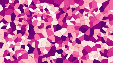 Vitray renkli voronoi, vektör eps soyut. Düzensiz hücre arka plan deseni. 2D geometrik şekiller kılavuz - Vetorial 8k Hd