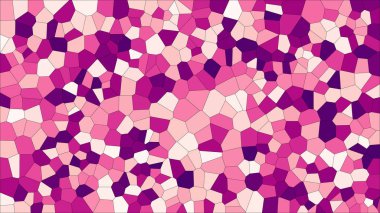 Vitray renkli voronoi, vektör eps soyut. Düzensiz hücre arka plan deseni. 2D geometrik şekiller kılavuz - Vetorial 8k Hd