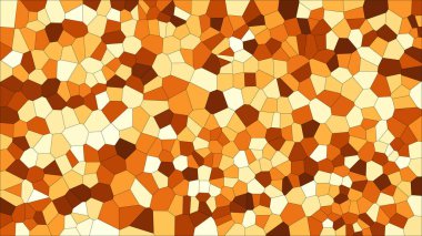 Vitray renkli voronoi, vektör eps soyut. Düzensiz hücre arka plan deseni. 2D geometrik şekiller kılavuz - Vetorial 8k Hd