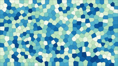 Vitray renkli voronoi, vektör eps soyut. Düzensiz hücre arka plan deseni. 2D geometrik şekiller kılavuz - Vetorial 8k Hd