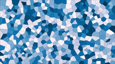 Vitray renkli voronoi, vektör eps soyut. Düzensiz hücre arka plan deseni. 2D geometrik şekiller kılavuz - Vetorial 8k Hd