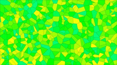 Vitray renkli voronoi, vektör eps soyut. Düzensiz hücre arka plan deseni. 2D geometrik şekiller kılavuz - Vetorial 8k Hd
