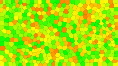 Vitray renkli voronoi, vektör eps soyut. Düzensiz hücre arka plan deseni. 2D geometrik şekiller kılavuz - Vetorial 8k Hd