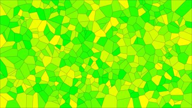 Vitray renkli voronoi, vektör eps soyut. Düzensiz hücre arka plan deseni. 2D geometrik şekiller kılavuz - Vetorial 8k Hd