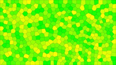 Vitray renkli voronoi, vektör eps soyut. Düzensiz hücre arka plan deseni. 2D geometrik şekiller kılavuz - Vetorial 8k Hd
