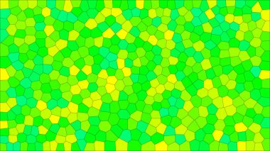 Vitray renkli voronoi, vektör eps soyut. Düzensiz hücre arka plan deseni. 2D geometrik şekiller kılavuz - Vetorial 8k Hd