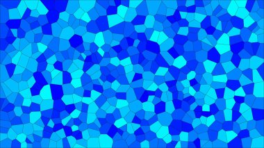 Vitray renkli voronoi, vektör eps soyut. Düzensiz hücre arka plan deseni. 2D geometrik şekiller kılavuz - Vetorial 8k Hd