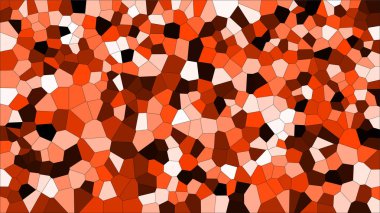 Vitray renkli voronoi, vektör eps soyut. Düzensiz hücre arka plan deseni. 2D geometrik şekiller kılavuz - Vetorial 8k Hd