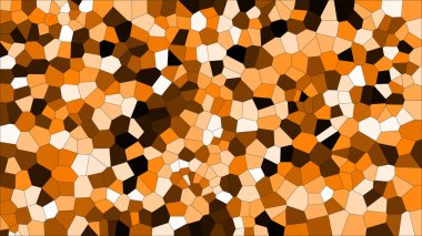 Vitray renkli voronoi, vektör eps soyut. Düzensiz hücre arka plan deseni. 2D geometrik şekiller kılavuz - Vetorial 8k Hd