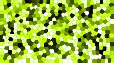 Vitray renkli voronoi, vektör eps soyut. Düzensiz hücre arka plan deseni. 2D geometrik şekiller kılavuz - Vetorial 8k Hd