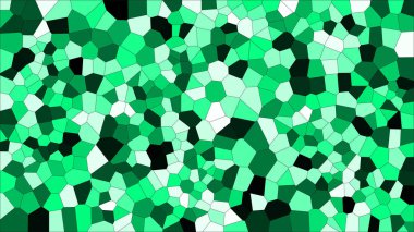 Vitray renkli voronoi, vektör eps soyut. Düzensiz hücre arka plan deseni. 2D geometrik şekiller kılavuz - Vetorial 8k Hd