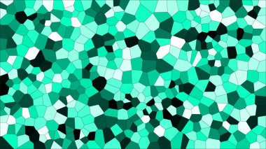 Vitray renkli voronoi, vektör eps soyut. Düzensiz hücre arka plan deseni. 2D geometrik şekiller kılavuz - Vetorial 8k Hd