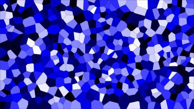 Vitray renkli voronoi, vektör eps soyut. Düzensiz hücre arka plan deseni. 2D geometrik şekiller kılavuz - Vetorial 8k Hd