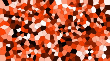 Vitray renkli voronoi, vektör eps soyut. Düzensiz hücre arka plan deseni. 2D geometrik şekiller kılavuz - Vetorial 8k Hd