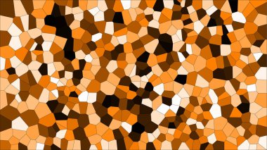 Vitray renkli voronoi, vektör eps soyut. Düzensiz hücre arka plan deseni. 2D geometrik şekiller kılavuz - Vetorial 8k Hd