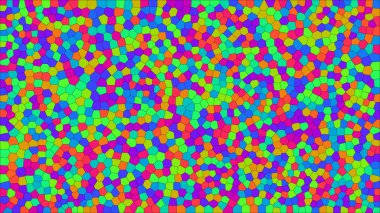 Vitray renkli voronoi, vektör eps soyut. Düzensiz hücre arka plan deseni. 2D geometrik şekiller kılavuz - Vetorial 8k Hd