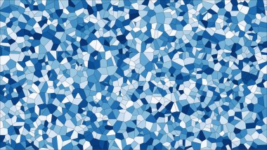 Vitray renkli voronoi, vektör eps soyut. Düzensiz hücre arka plan deseni. 2D geometrik şekiller kılavuz - Vetorial 8k Hd