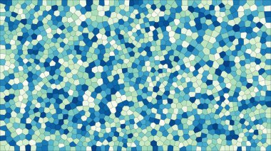 Vitray renkli voronoi, vektör eps soyut. Düzensiz hücre arka plan deseni. 2D geometrik şekiller kılavuz - Vetorial 8k Hd