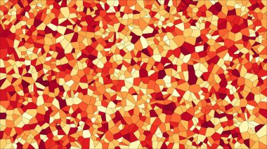 Vitray renkli voronoi, vektör eps soyut. Düzensiz hücre arka plan deseni. 2D geometrik şekiller kılavuz - Vetorial 8k Hd