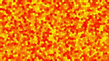 Vitray renkli voronoi, vektör eps soyut. Düzensiz hücre arka plan deseni. 2D geometrik şekiller kılavuz - Vetorial 8k Hd