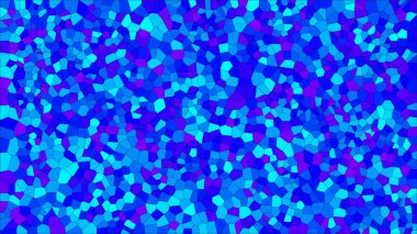 Vitray renkli voronoi, vektör eps soyut. Düzensiz hücre arka plan deseni. 2D geometrik şekiller kılavuz - Vetorial 8k Hd