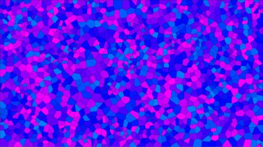 Vitray renkli voronoi, vektör eps soyut. Düzensiz hücre arka plan deseni. 2D geometrik şekiller kılavuz - Vetorial 8k Hd