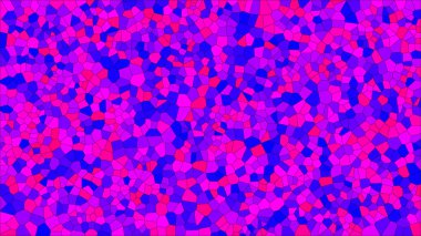 Vitray renkli voronoi, vektör eps soyut. Düzensiz hücre arka plan deseni. 2D geometrik şekiller kılavuz - Vetorial 8k Hd