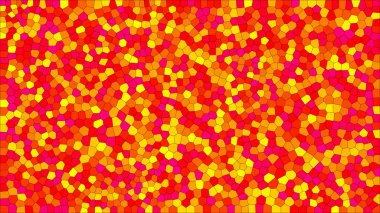 Vitray renkli voronoi, vektör eps soyut. Düzensiz hücre arka plan deseni. 2D geometrik şekiller kılavuz - Vetorial 8k Hd