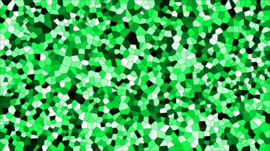 Vitray renkli voronoi, vektör eps soyut. Düzensiz hücre arka plan deseni. 2D geometrik şekiller kılavuz - Vetorial 8k Hd