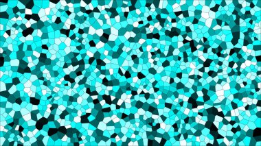 Vitray renkli voronoi, vektör eps soyut. Düzensiz hücre arka plan deseni. 2D geometrik şekiller kılavuz - Vetorial 8k Hd