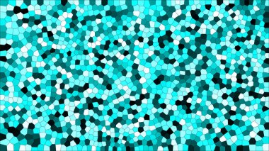 Vitray renkli voronoi, vektör eps soyut. Düzensiz hücre arka plan deseni. 2D geometrik şekiller kılavuz - Vetorial 8k Hd