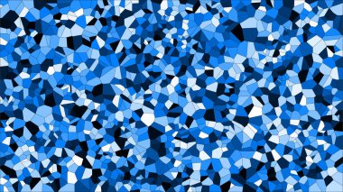 Vitray renkli voronoi, vektör eps soyut. Düzensiz hücre arka plan deseni. 2D geometrik şekiller kılavuz - Vetorial 8k Hd