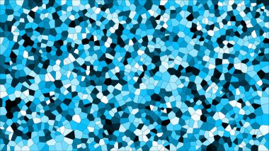 Vitray renkli voronoi, vektör eps soyut. Düzensiz hücre arka plan deseni. 2D geometrik şekiller kılavuz - Vetorial 8k Hd