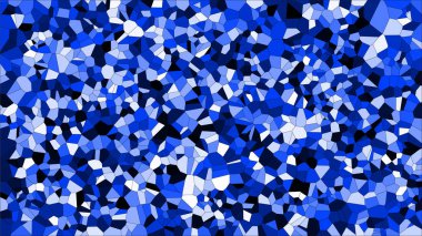 Vitray renkli voronoi, vektör eps soyut. Düzensiz hücre arka plan deseni. 2D geometrik şekiller kılavuz - Vetorial 8k Hd