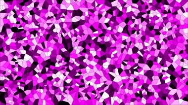 Vitray renkli voronoi, vektör eps soyut. Düzensiz hücre arka plan deseni. 2D geometrik şekiller kılavuz - Vetorial 8k Hd